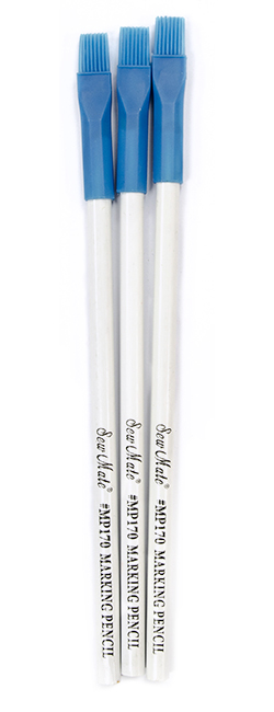 Меловые карандаши с кисточкой SewMate белые (3 шт) 