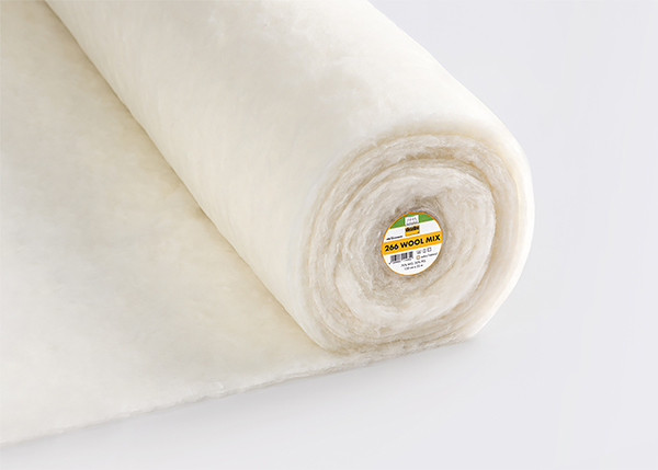 Vlieseline Wool Mix 266 Флизелин легкий объемный нашивной из шерсти и полиэстера Объёмная нашивная прокладка из 70% шерсти и 30% полиэстера