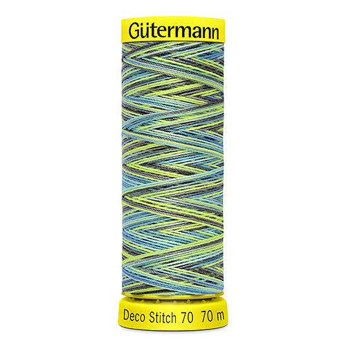 Нитки Gütermann Deco Stitch Multicolour №70 70м Цвет 9852 