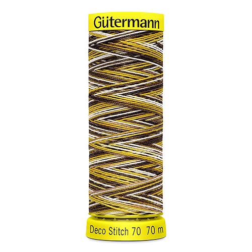 Нитки Gütermann Deco Stitch Multicolour №70 70м Цвет 9929 