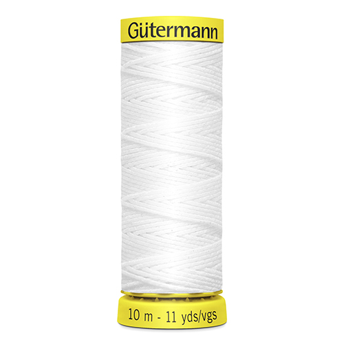 Gütermann Elastic 10м цвет 5019, белый 