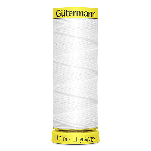 Gütermann Elastic 10м цвет 5019, белый 