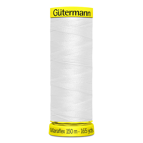 Нитки Gütermann Maraflex №120 150м Цвет 800 (белые) 