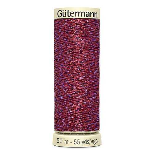 Gütermann Metallic Effect №90 50м цвет 247, фуксия 