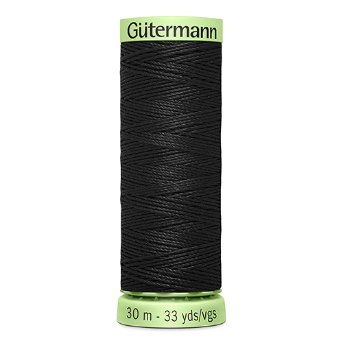 Нитки Gütermann Top Stitch №30 30м цвет 000 