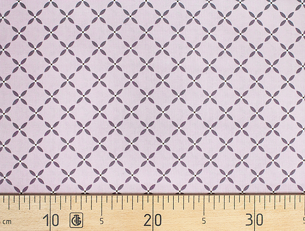 Ткань Gütermann Good Vibes (решетчатый узор на светло-розовом) 