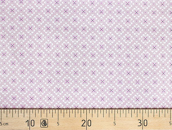 Ткань Gütermann Good Vibes (геометрический узор на светло-розовом) 