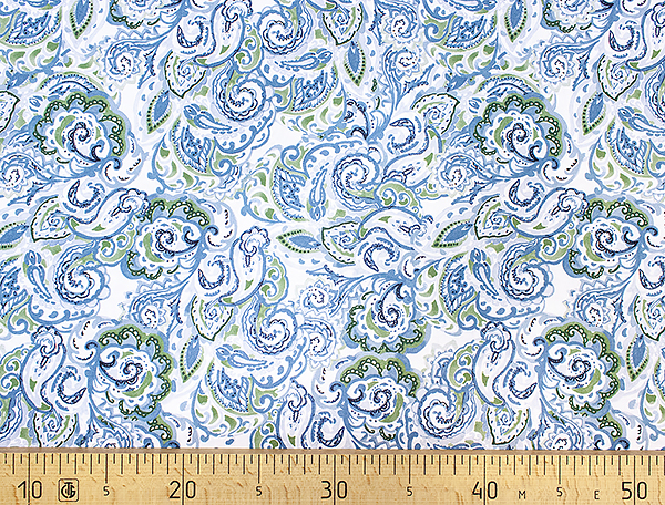 Ткань Gütermann Unique (морская пена в голубом) 