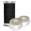 Gütermann Bobbin Нижняя (шпульная) вышивальная нить. 100% полиэстер