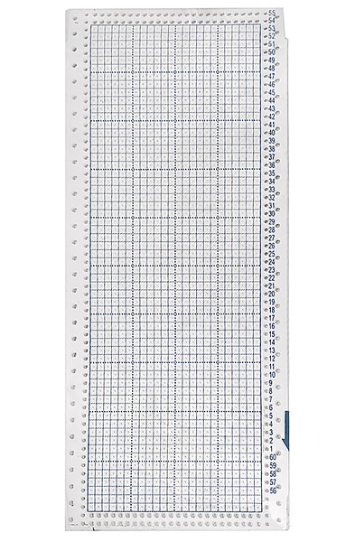 Чистые перфокарты 5 класса для КН860, 10шт 