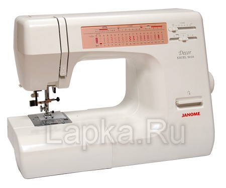 Janome Decor Excel 5018 (с жестким чехлом) Электромеханическая швейная машина