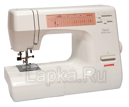 Janome Decor Excel 5018 (с жестким чехлом) Электромеханическая швейная машина