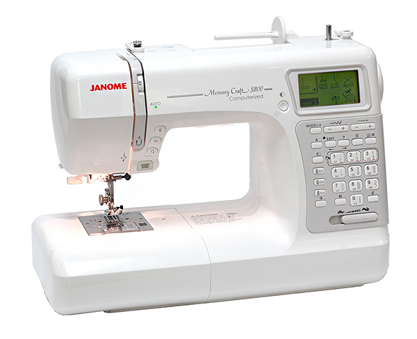 Janome Memory Craft 5200 Швейная машина с микропроцессорным управлением