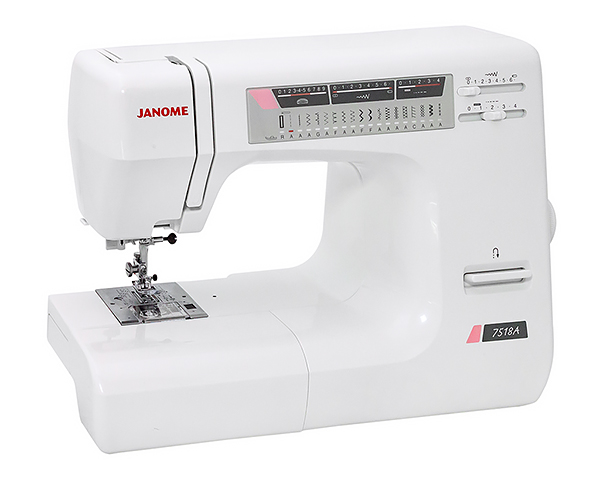 Janome 7518A (с жестким чехлом) Электромеханическая швейная машина