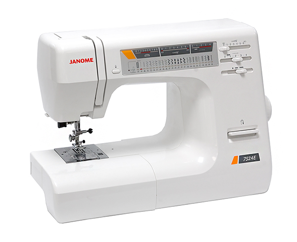 Janome 7524E (с жестким чехлом) Электромеханическая швейная машина