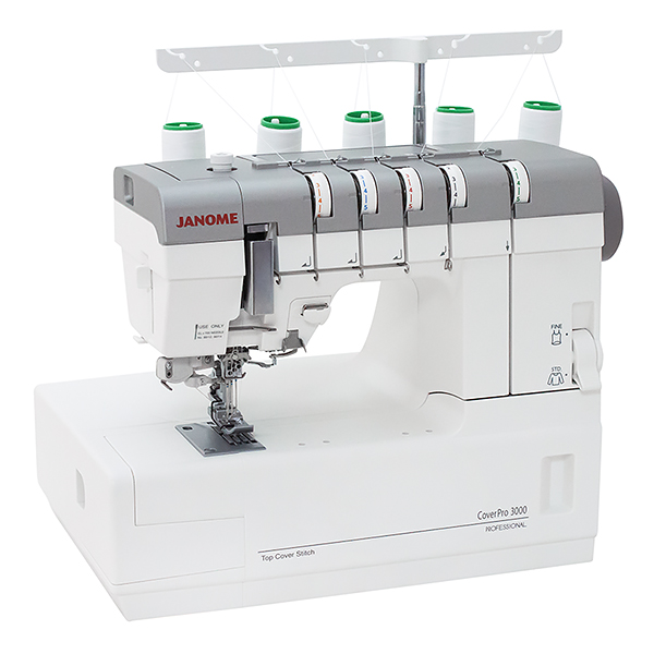 Janome CoverPro 3000 3-х игольная 5-ти ниточная плоскошовная машина