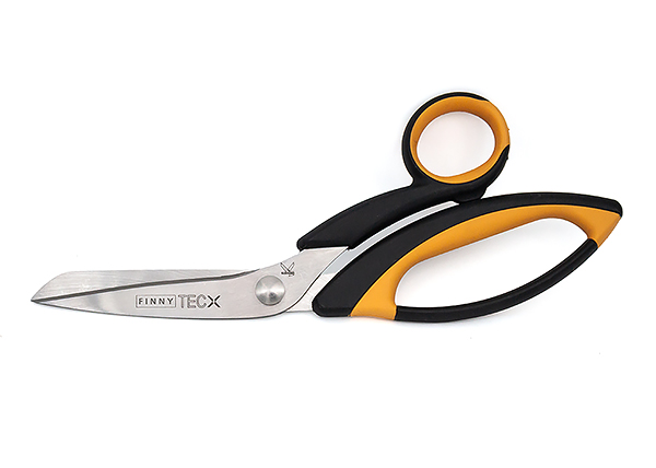 Ножницы FINNY Tec X 24 см усиленные для стекловолокна и карбона, одно зубчатое лезвие 
