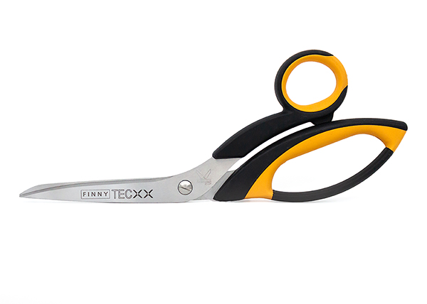 Ножницы FINNY Tec X 22 см раскройные для кевлара и стекловолокна, два зубчатых лезвия 