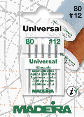Иглы универсальные №80 Madeira 130/705H 5 шт 