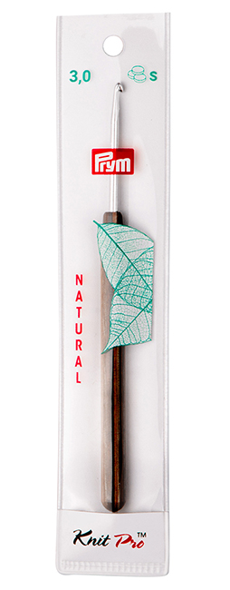 Крючок алюминиевый с деревянной ручкой 3.0мм 