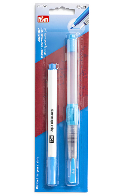 Маркер водорастворимый (аква-трик-маркер) для ткани + водяной карандаш 