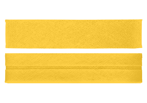Косая бейка х/б (20мм), жёлтый 
