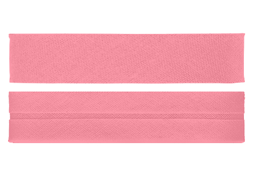 Косая бейка х/б (20мм), розовый яркий 