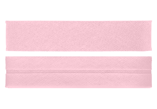 Косая бейка х/б (20мм), розовый 