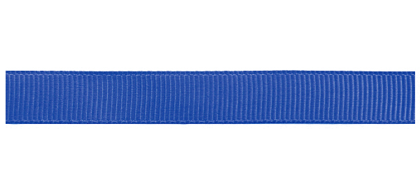 Репсовая лента (16мм), сине-стальной 
