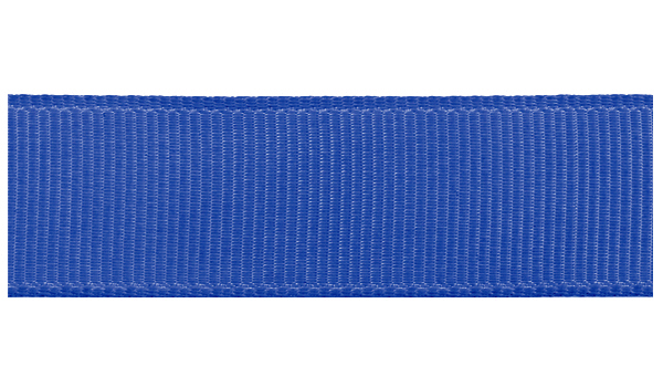 Репсовая лента (38мм), сине-стальной 