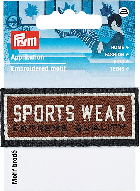 Аппликация SPORTS WEAR 