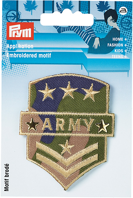 Аппликация ARMY хаки 