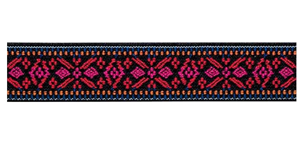 Эластичная лента Color 25мм, красный/розовый 