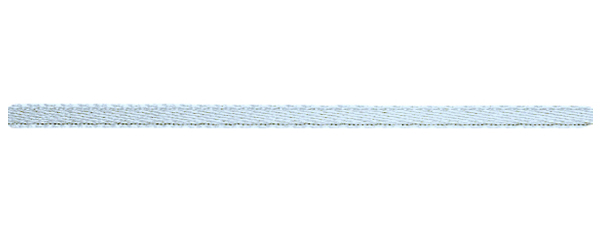 Атласная лента  (3мм), синий светлый 