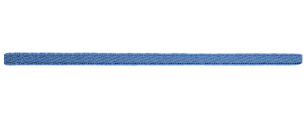 Атласная лента  (3мм), сине-стальной 