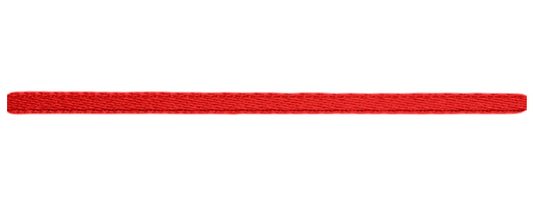 Атласная лента  (3мм), красный 