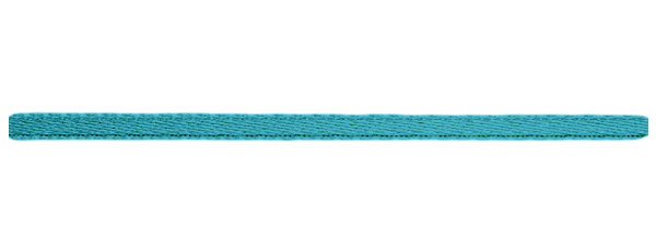 Атласная лента  (3мм), цвет Карибского моря 