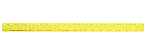 Атласная лента  (6мм), лимонный 