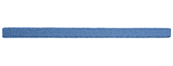 Атласная лента  (6мм), сине-стальной 