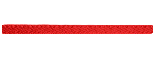 Атласная лента  (6мм), красный 