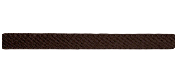 Атласная лента  (10мм), коричневый темный 