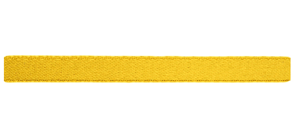 Атласная лента  (10мм), желтый 