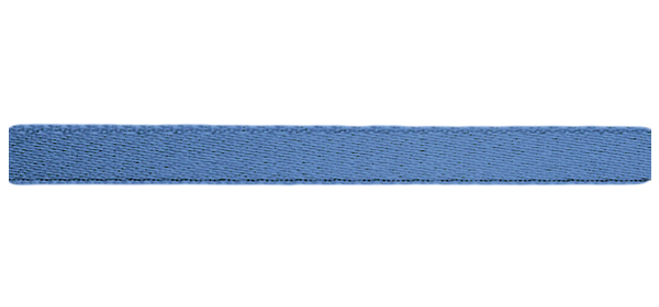 Атласная лента  (10мм), сине-стальной 