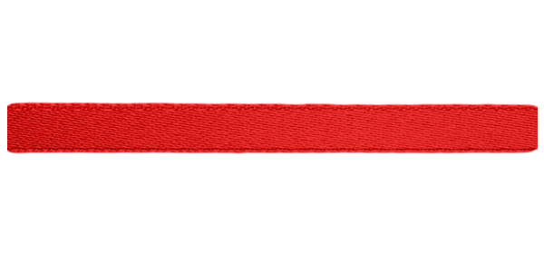 Атласная лента (10мм), красный 