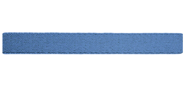 Атласная лента (15мм), сине-стальной 