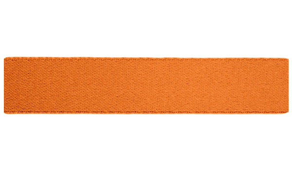 Атласная лента (25мм), оранжевый 