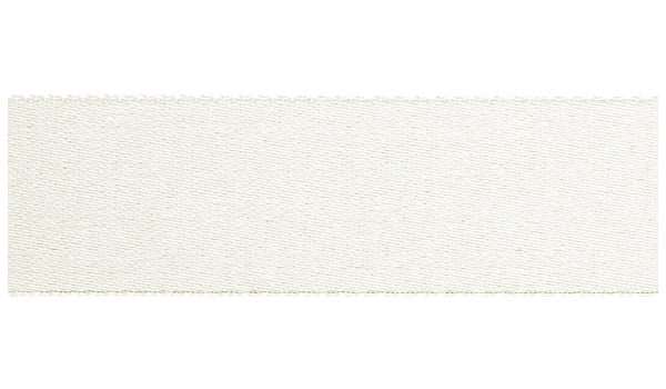 Атласная лента (38мм), белый 