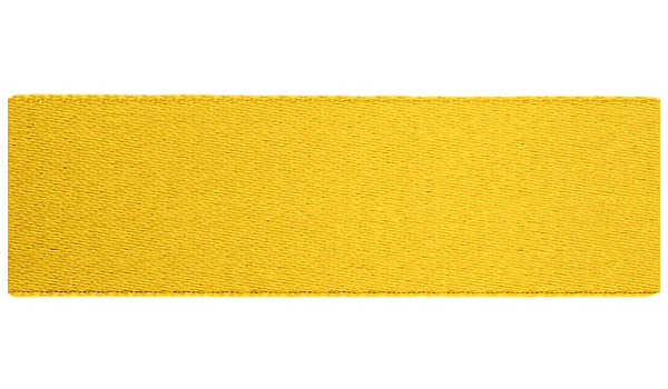 Атласная лента (38мм), желтый 