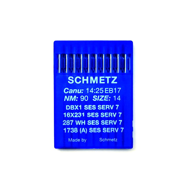 Иглы Schmetz DBx1 SES SERV7 90/14 для промышленных машин 