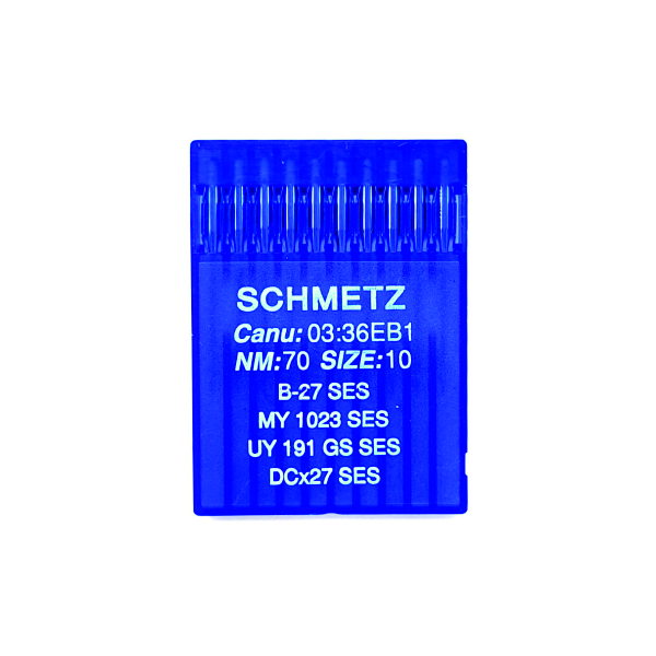 Иглы Schmetz DCx27 SES 70/10 для промышленных машин 